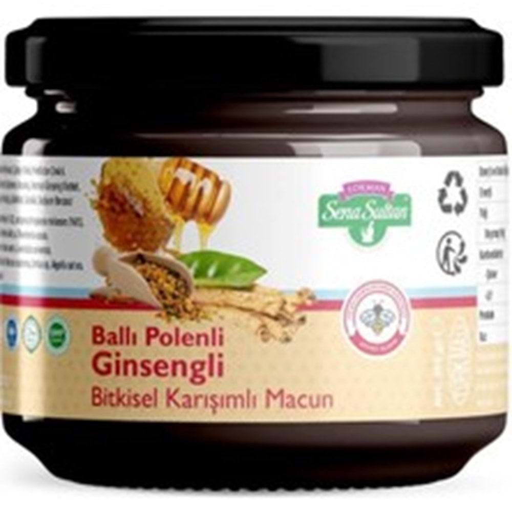 Lokman Sena Sultan Ballı Ginsengli Macun 350 Gr
