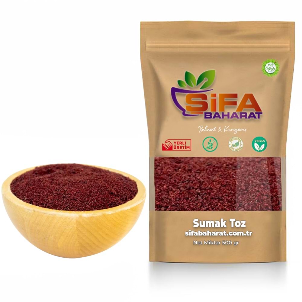 Şifa Baharat Toz Sumak 500 gr