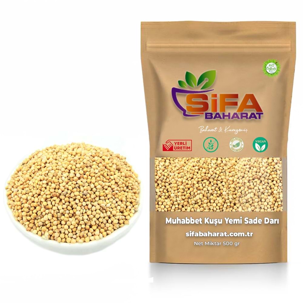 Şifa Baharat Kuş Yemi Sade Darı 500 gr