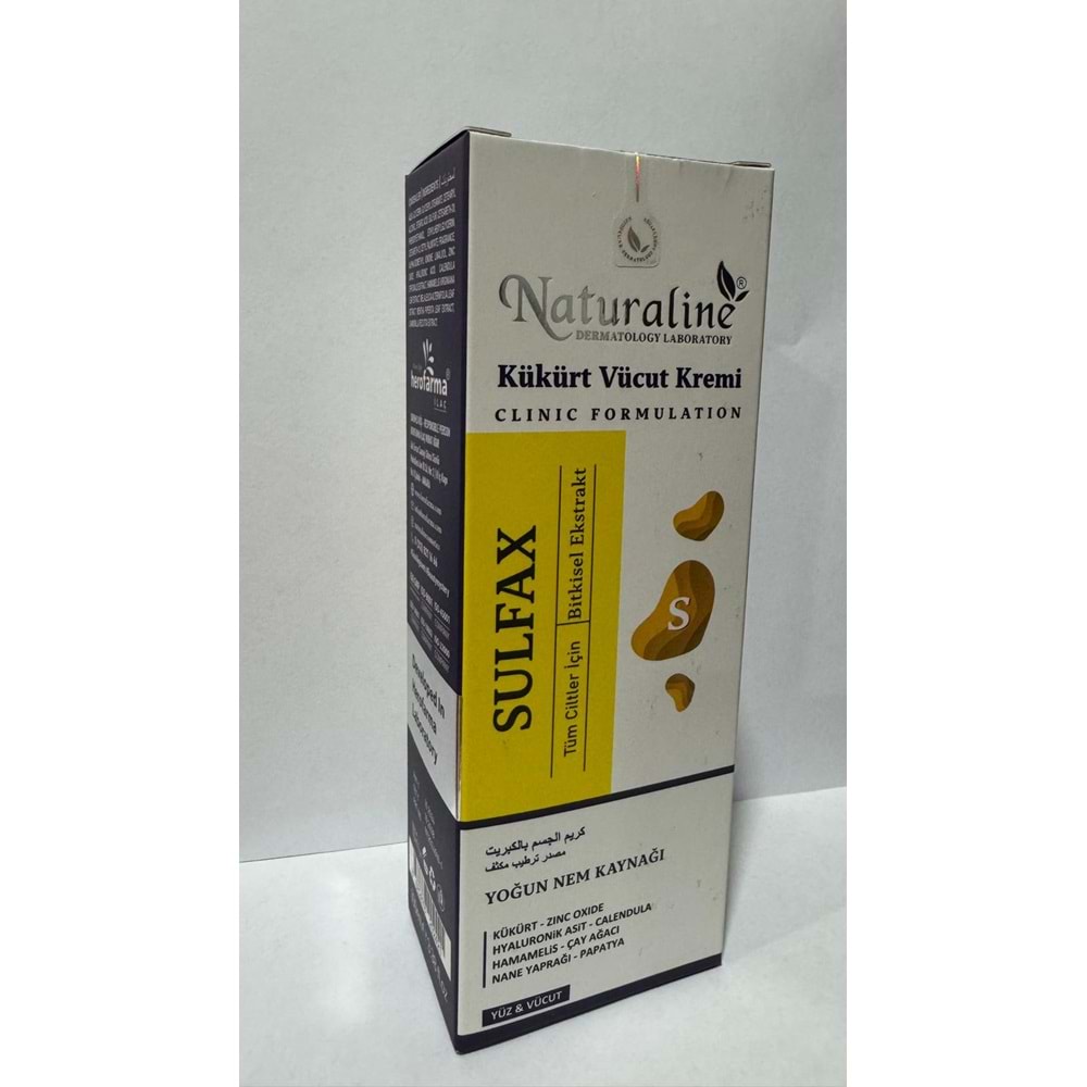 Naturaline Kükürt Vucut Kremi 100 Ml