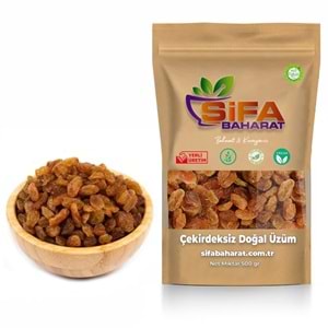Şifa Baharat Çekirdeksiz Üzüm Doğal 500 gr