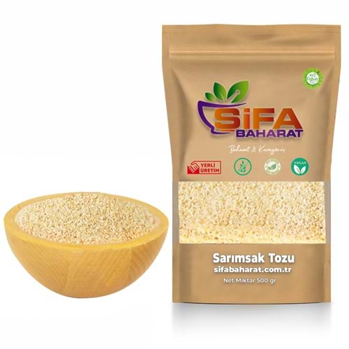 Şifa Baharat Sarımsak Tozu 500 gr