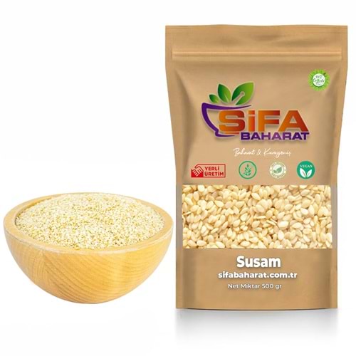 Şifa Baharat Susam Beyaz 500 gr