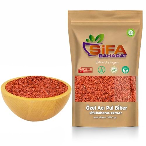 Şifa Baharat Özel Acı Pul Biber 1000 gr